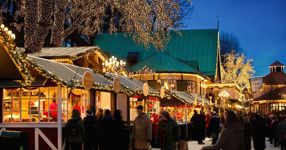 Julmarknad bodar och butiker Jul på Liseberg